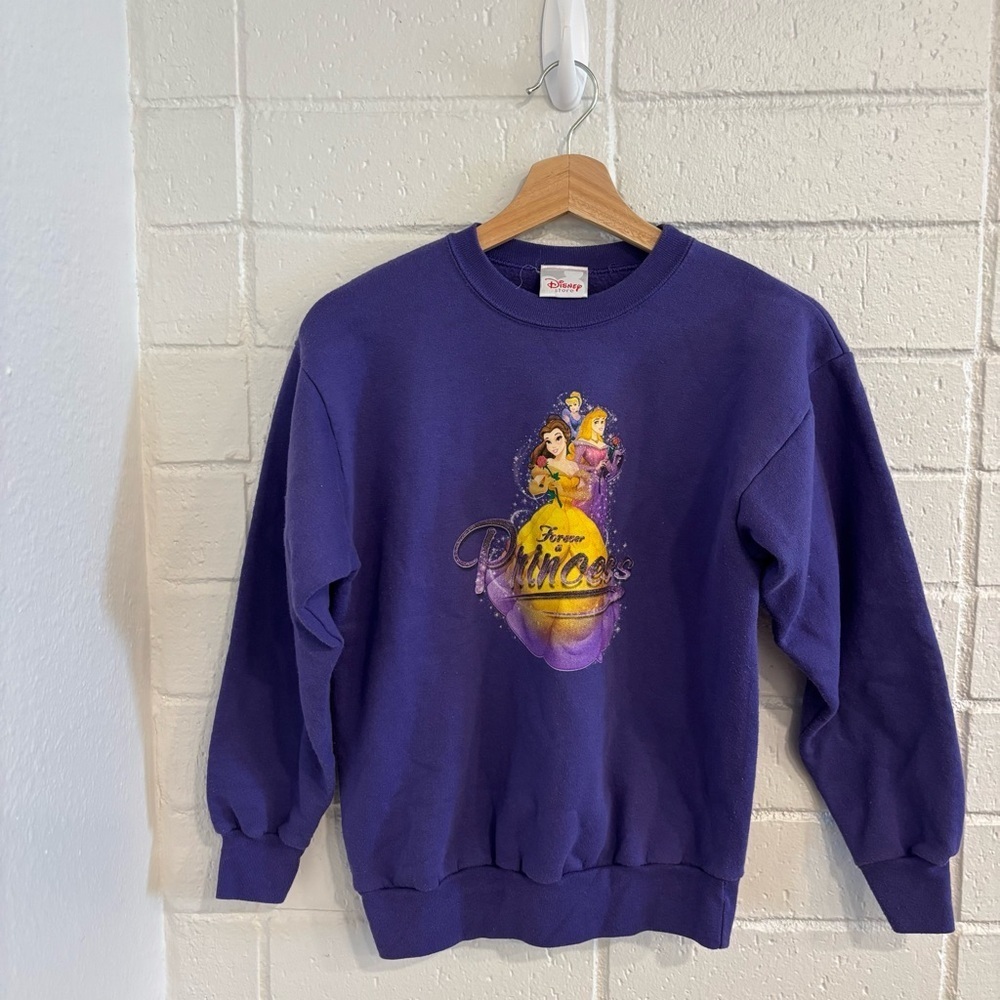 Vintage Disney store forever a princess purple crewneck